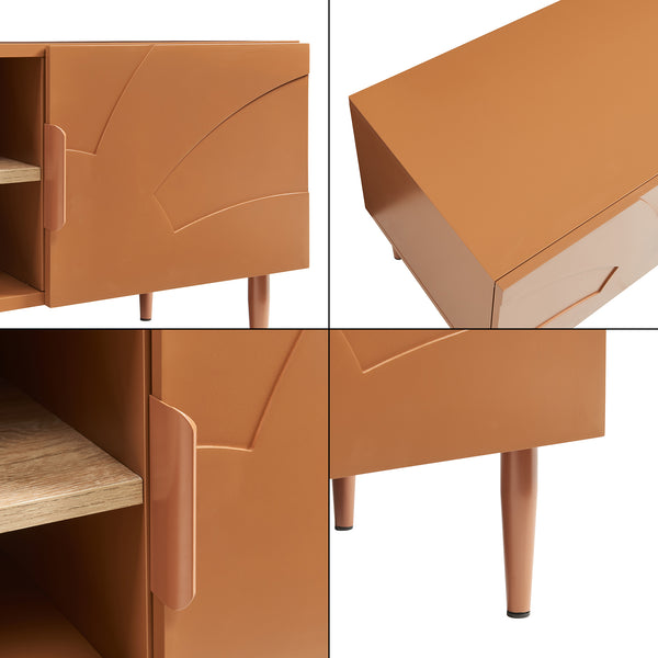 Meuble TV Starvili avec 2 portes 120 x 40 x 45 cm [en.casa] 