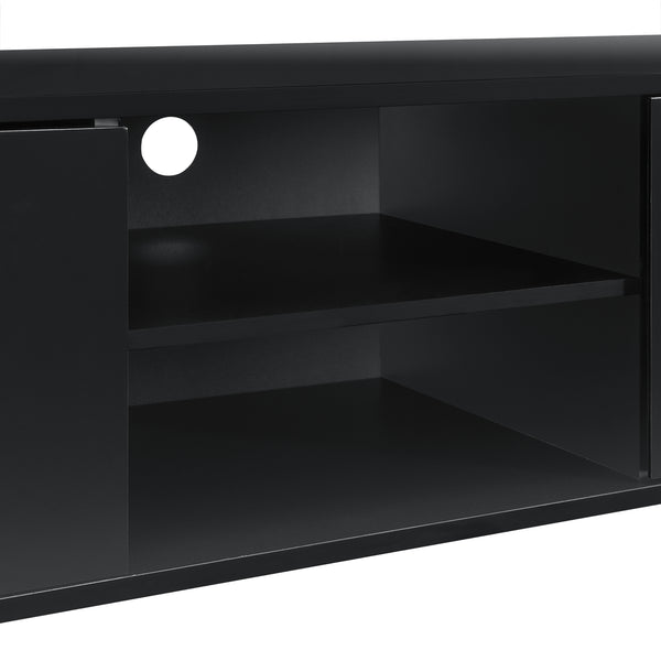 Meuble TV Werpen avec compartiments et portes  35 x 120 x 40 cm MDF [en.casa]