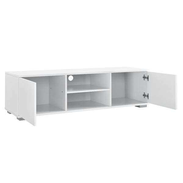Meuble TV Werpen avec compartiments et portes  35 x 120 x 40 cm MDF [en.casa]
