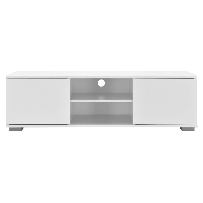 Croquis coté Meuble TV Werpen avec compartiments et portes  35 x 120 x 40 cm MDF [en.casa]