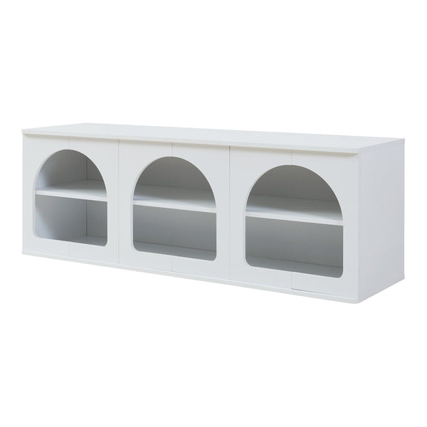 Meuble TV Trorhun 140 x 38 x 48 cm [en.casa] 