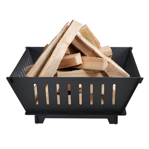 Brasero de jardin Fedje au charbon ou au bois 25 x 55 x 55 cm [casa.pro]