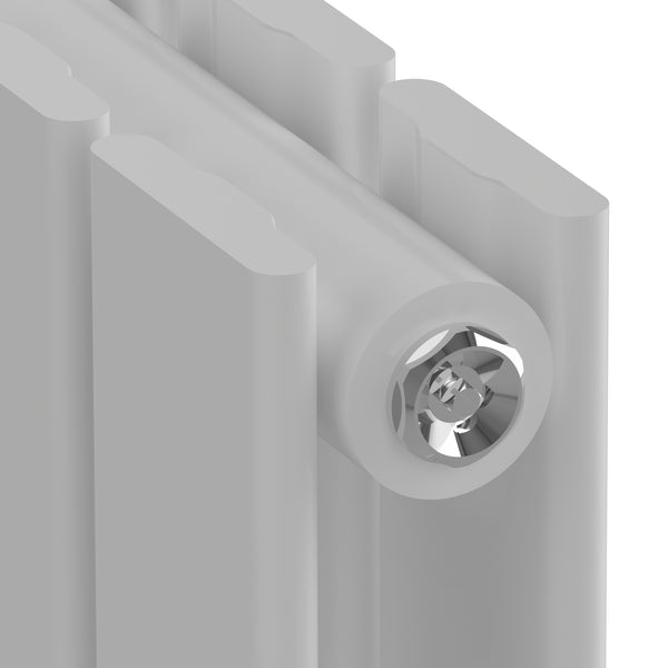 Radiateur à panneaux double Nore 1006 W acier 160 x 30 cm blanc [neu.haus]