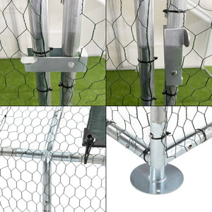 Stalen kippenren kippenhok buitenverblijf - verschillende maten