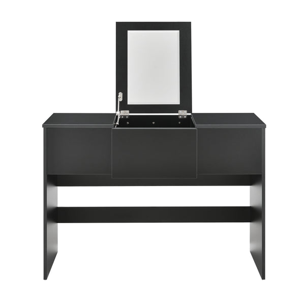 Coiffeuse avec Miroir Escamotable Tabouret Dalvik 72 x 100 x 48 cm [en.casa]