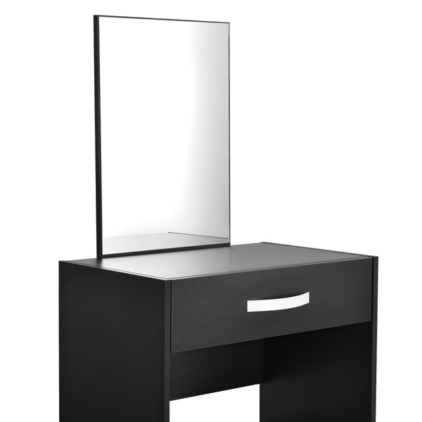 Coiffeuse avec Miroir Tiroir Tabouret Reykjavik 132 x 63 x 39 cm [en.casa]