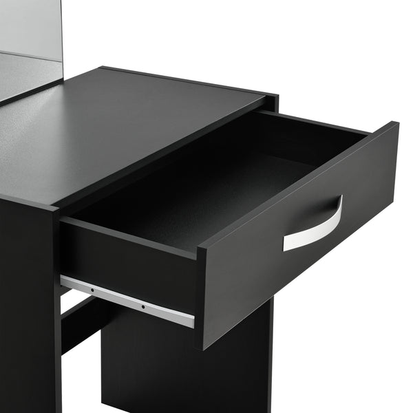 Coiffeuse avec Miroir Tiroir Tabouret Reykjavik 132 x 63 x 39 cm [en.casa]