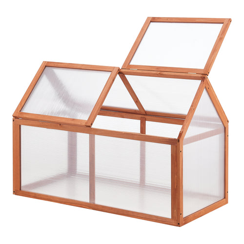 [casa.pro] Tuinkas Duiven kweekkas broeikas 100x55x41-70 cm