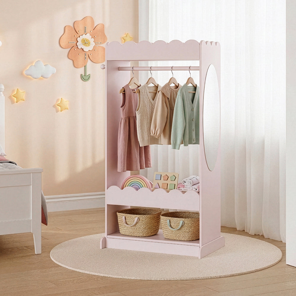 Kindergarderobe Vestnes met spiegel [en.casa]