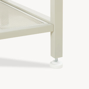 Kapstok Napinerg met spiegel schoenenrek en zitbank [en.casa]