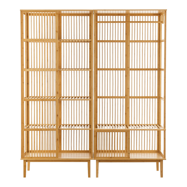 [en.casa] Halmeubelset Vemb en Trundholm bamboe - 3 varianten