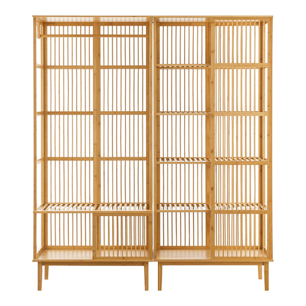 [en.casa] Halmeubelset Vemb en Trundholm bamboe - 3 varianten