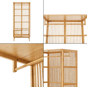[en.casa] Halmeubelset Vemb en Trundholm bamboe - 3 varianten