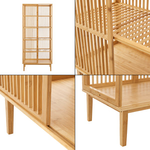 [en.casa] Halmeubelset Vemb en Trundholm bamboe - 3 varianten