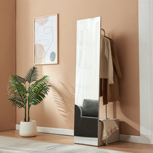 Miroir porte-manteau Saden 165 x 40 x 51 cm [en.casa]