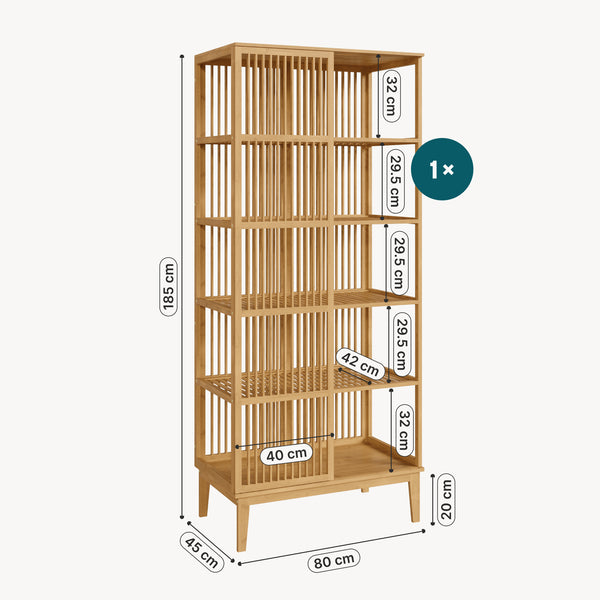 [en.casa] Halmeubelset Vemb en Trundholm bamboe - 3 varianten