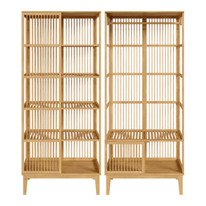 [en.casa] Halmeubelset Vemb en Trundholm bamboe - 3 varianten
