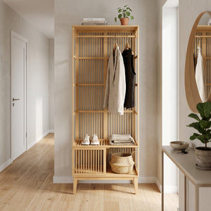 [en.casa] Halmeubel Vemb 185x80x45 cm bamboe