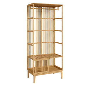 [en.casa] Halmeubel Vemb 185x80x45 cm bamboe