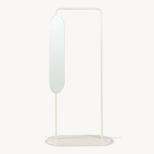 Kledingrek Vamn met draaibare spiegel 167x80x35 cm [en.casa]