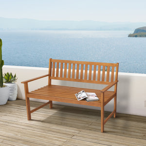 Banc de jardin Canzano 120x58x90 cm [casa.pro] - premiumXL