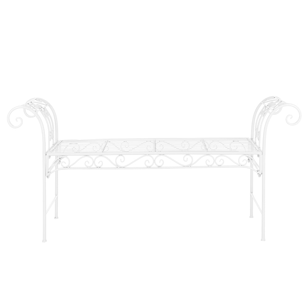 Banc de jardin Cossila 70x147x46 cm diff. couleurs en.casa - premiumXL