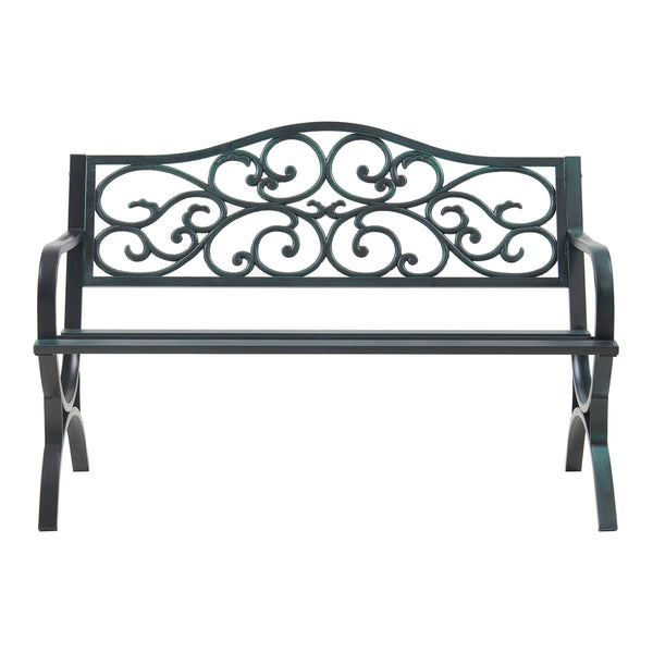 Banc de jardin Utav 127 x 53 x 79 cm acier casa.pro
