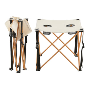 Set de table et 2 chaises de camping pliantes Banzi casa.pro