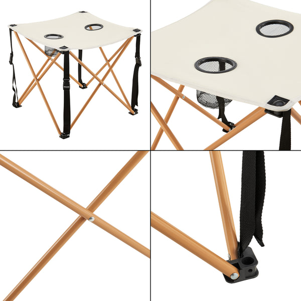 Set de table et 2 chaises de camping pliantes Banzi casa.pro