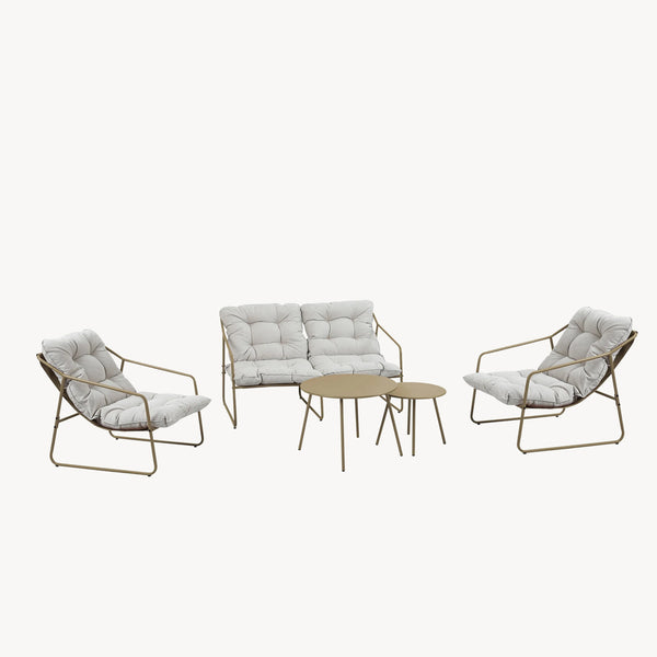 Tuinmeubelset Kivanta 5-delig [en.casa]