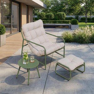 Tuinmeubelset Trerdfjoa 3-delig tuinset [en.casa]
