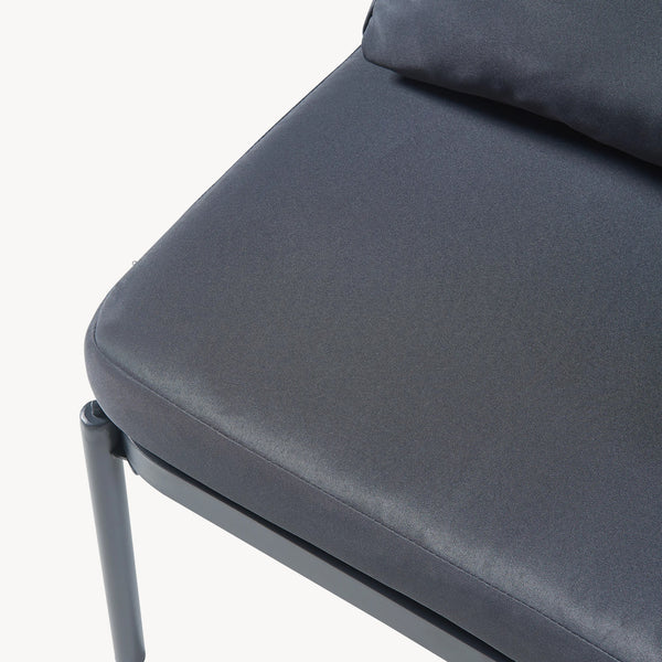 Ensemble de meubles de jardin 3 pièces Accettura gris casa.pro