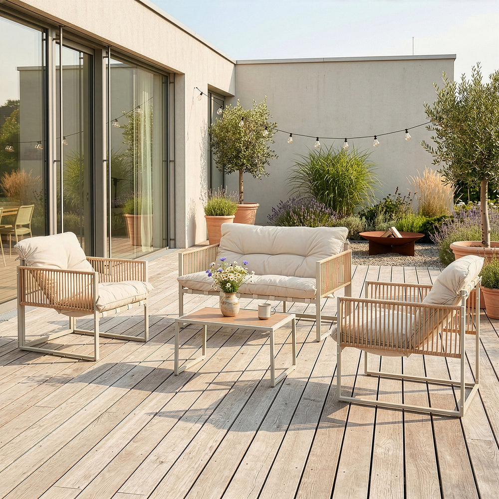 Salon de jardin 4 pièces Karg casa.pro