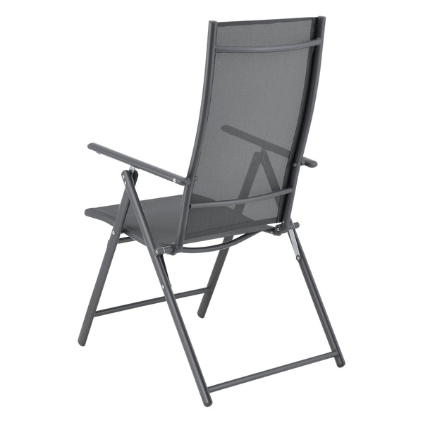 Tuinstoel Kalamata set van 2 opvouwbaar 105x57x68 cm [en.casa]