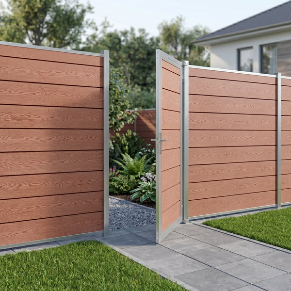 Tuindeur Segovia tuinpoort met privacyscherm NEU.HOLZ