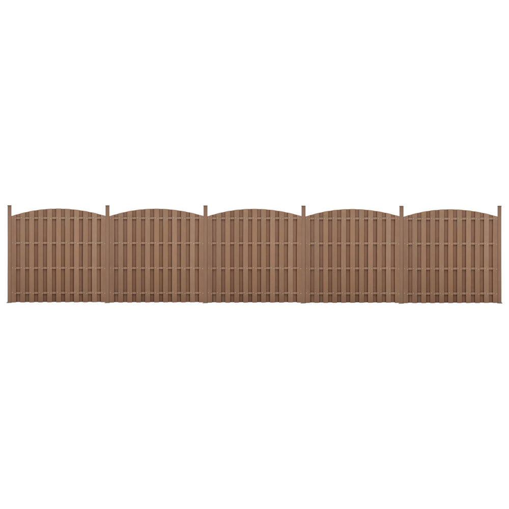 WPC tuinhek met rondboog [neu.holz] - premiumXL
