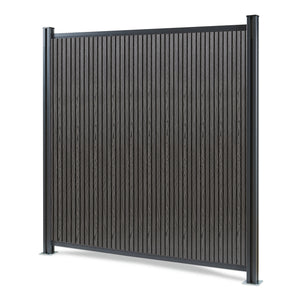 NEU.HOLZ WPC schutting Grassano - uitbreidingsset