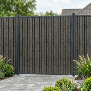 NEU.HOLZ WPC schutting Grassano - uitbreidingsset