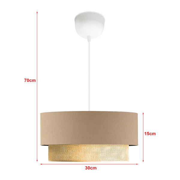 [lux.pro] Design hanglamp Loughborough E27 - 4 varianten