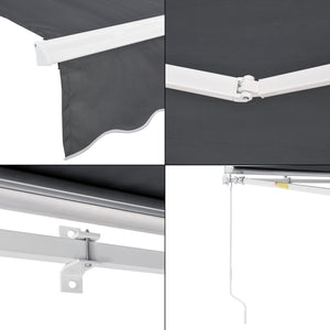 Knikarm zonnescherm Bitonto [en.casa]