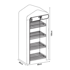 [en.casa] Tuinkas Chaam foliekas - 4 varianten