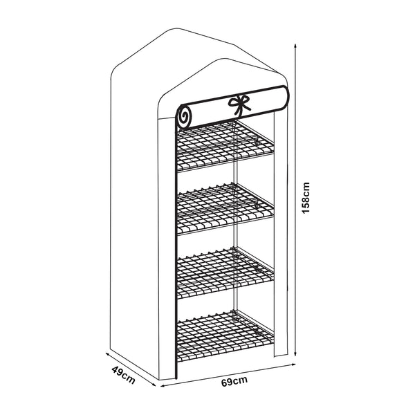 [en.casa] Tuinkas Chaam foliekas - 4 varianten