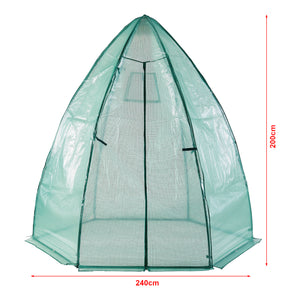 Serre de jardin Hunze 183 x 160 cm [en.casa]