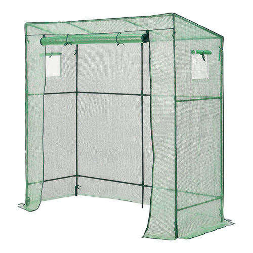 Gewächshaus Vlaardingen 198x78x200cm Groen [en.casa] - premiumXL