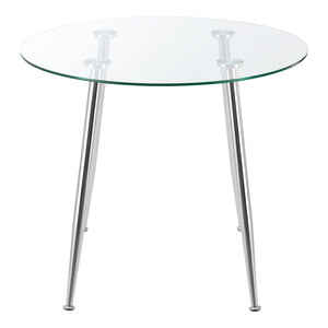[en.casa] Glazen tafel Humppila rond - 4 varianten