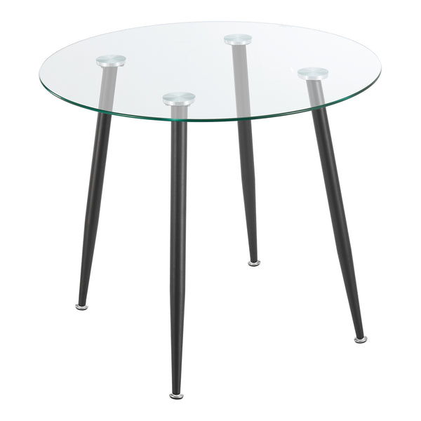 [en.casa] Glazen tafel Humppila rond - 4 varianten