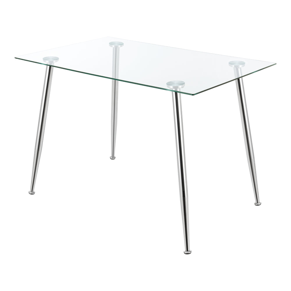 Table en verre Hyrynsalmi en différentes couleurs [en.casa] - premiumXL
