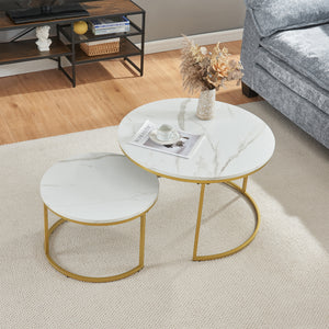 Salontafel Christchurch rond [en.casa]