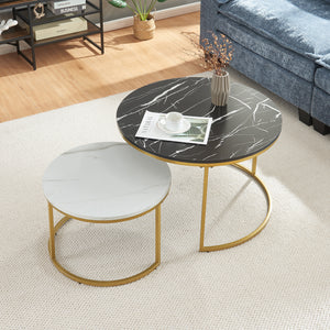 Salontafel Christchurch rond [en.casa]