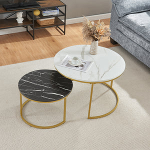 Salontafel Christchurch rond [en.casa]